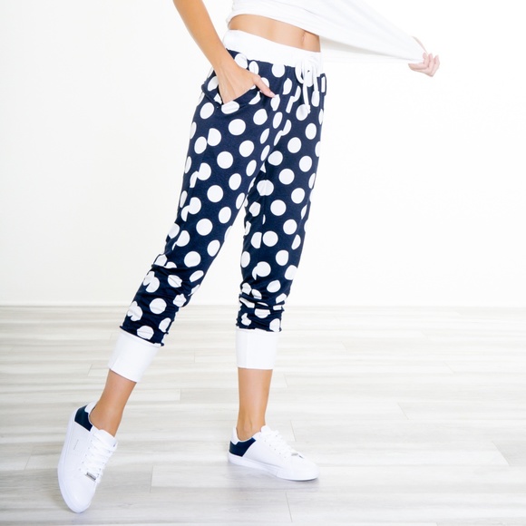 Pants - NWT Polka Joggers MADE IN USA